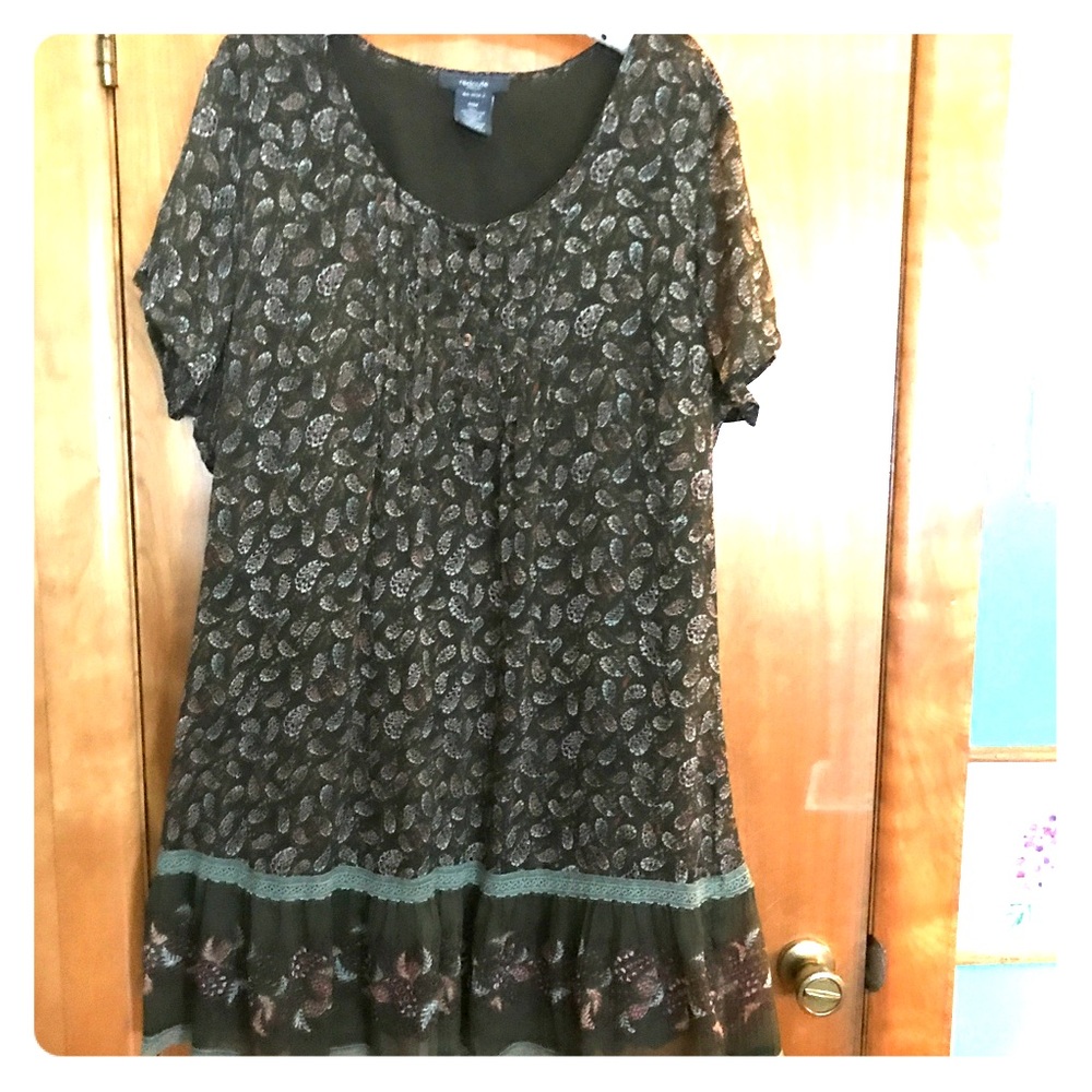 Pretty paisley print dress size 20w